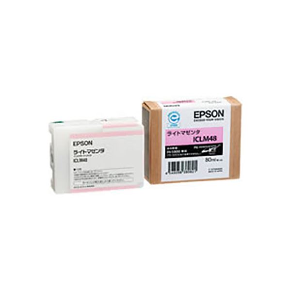 (業務用3セット) 【純正品】 EPSON エプソン インクカートリッジ 【ICLM48 ライトマゼンタ】 (代引不可)