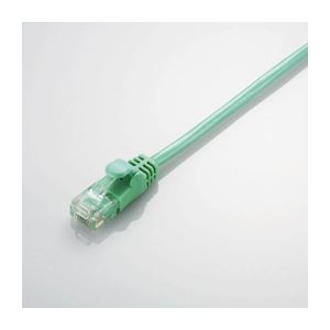 (まとめ)エレコム Gigabit やわらかLANケーブル(Cat6準拠) LD-GPY/G2【×10セット】 (代引不可)