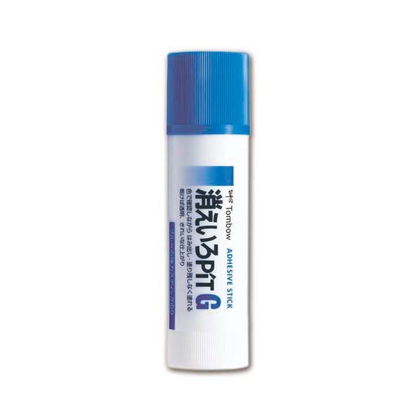（まとめ） トンボ鉛筆 スティックのり 消えいろピット G 約40g PT-GC 1本 【×15セット】 (代引不可)