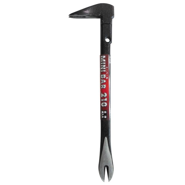 (業務用20個セット) H＆H ミニバール/梃子 【全長：210mm】 全体焼入れ HMB-210 〔DIY用品/大工道具〕 (代引不可)