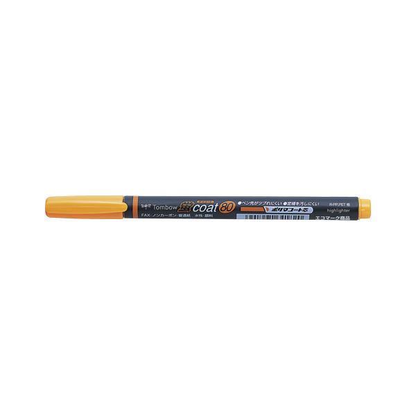 （まとめ） トンボ鉛筆 蛍コート シングルタイプ WA-SC93 橙 1本入 【×50セット】 (代引不可)