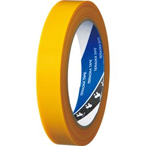 （まとめ） 寺岡製作所 貼ってはがせるP-カットテープ 18mm×25m 黄 4142-18キ 1巻 【×20セット】 (代引不可)