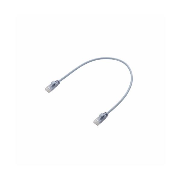 (まとめ)エレコム Gigabit やわらかLANケーブル(Cat6準拠) LD-GPY/BU03【×10セット】 (代引不可)|リコメン堂