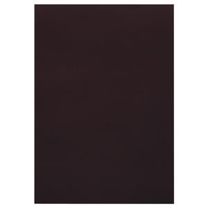 (まとめ) TANOSEE 色画用紙 四つ切 くろ 1パック(10枚)
