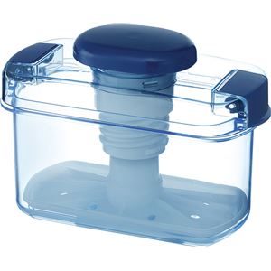 【18個セット】 簡易漬物器/漬物容器 【容量840ml】 ハンドル式 ワンタッチロック式 ハイペット 〔キッチン 台所〕 (代引不可)