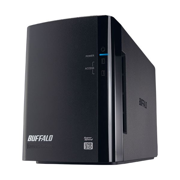 バッファロー ドライブステーションミラーリング機能搭載 外付けHDD USB3.0用 2ドライブ 6TB HD-WL6TU3/R1J 1台 (代引不可)｜リコメン堂