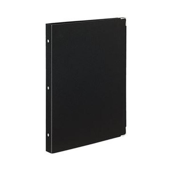（まとめ）コクヨ バインダーノート（カラーパレット）ミドルタイプ A4タテ 30穴 ブラック ル-155-1 1セット（2冊）【×5セット】 (代引不可)