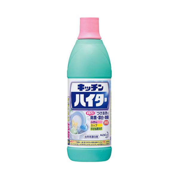 (まとめ）花王 キッチンハイター 液体 600ml【×20セット】 (代引不可)