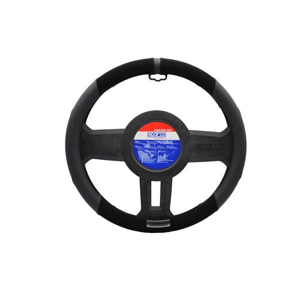 SPARCO-CORSA (スパルココルサ) ステアリングカバー Sサイズ ブラック SPS103BKJ_S (代引不可)