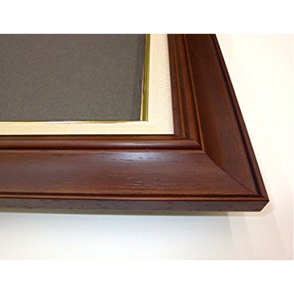 油絵額 キャンバス額 木製 茶色 P10号（530×410mm） ブラウン 文房具