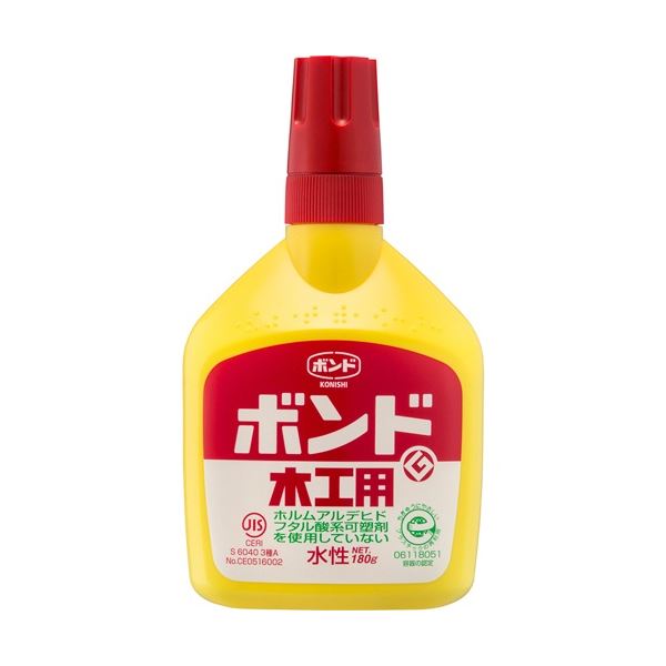 (まとめ) コニシ 木工用ボンド 180g #10132 1セット(10本) 【×3セット】 (代引不可)