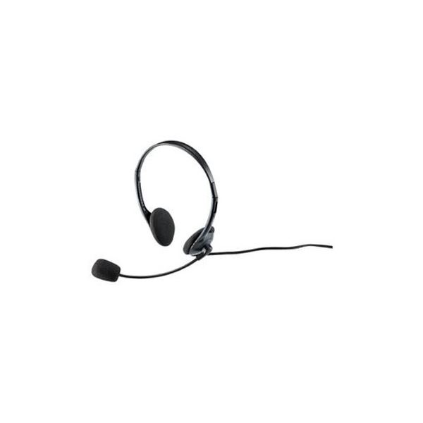 （まとめ）ナカバヤシ 両耳用ヘッドセット・MHM‐S24BK【×3セット】 (代引不可)
