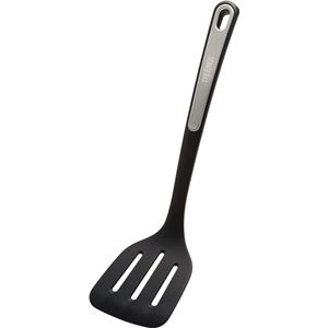 〔36個セット〕 サーモス ナイロン ターナー フライ返し 約幅8.5cm ブラック 食洗機対応 ふっ素コーティング キッチン 台所 (代引不可)