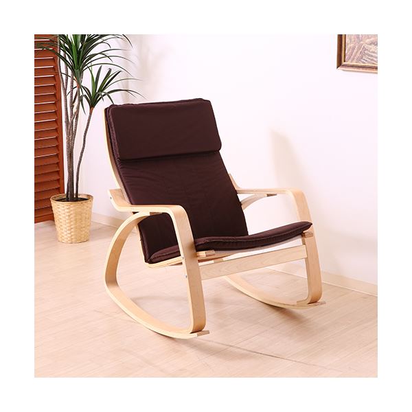木製 ロッキングチェア ダークブラウン 楽天市場】リラックスロッキングチェアー フクダクラフトダーク
