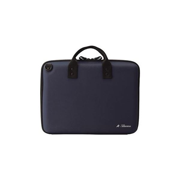 （まとめ）LIHITLAB ハードシエルバッグ（L） A-7755-11ネイビー【×3セット】 (代引不可) 9,146円