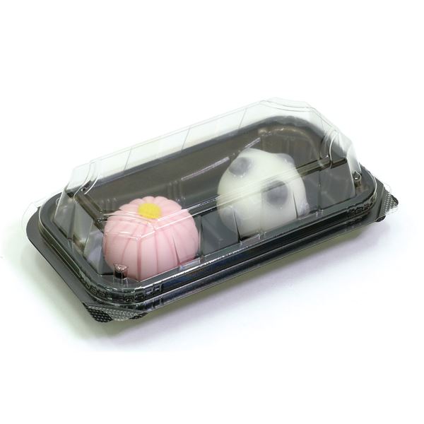 （まとめ）和菓子ケース（2個用） 10個入り 【×10個セット】 (代引不可)
