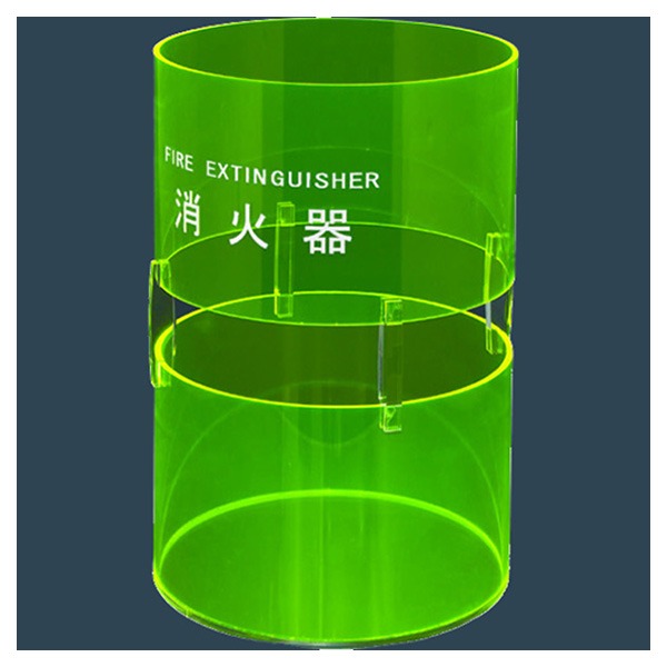 消火器ボックス 据置型 SK-FEB-FG330 蛍光グリーン (代引不可)