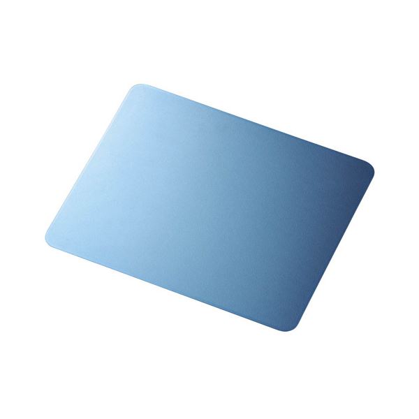 (まとめ) エレコム 光学式センサマウスパッドブルー MP-065ECOBU 1枚 【×10セット】 (代引不可)|リコメン堂