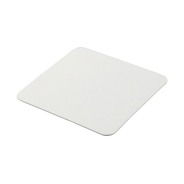 （まとめ）TANOSEE ペーパーコースター 無地（角）厚さ1mm 1パック（100枚）【×10セット】 (代引不可)