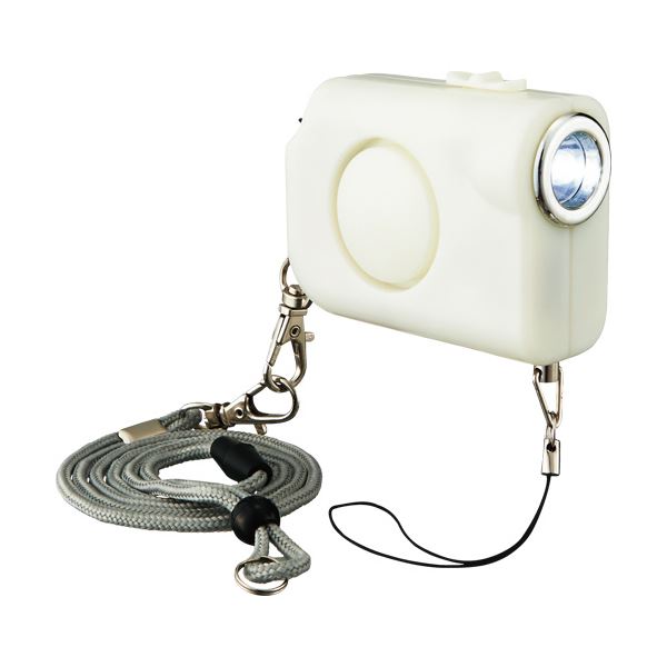 （まとめ）西文舘 LEDライト付防犯ブザー防水くん SE-105BSW 1個【×5セット】 (代引不可)
