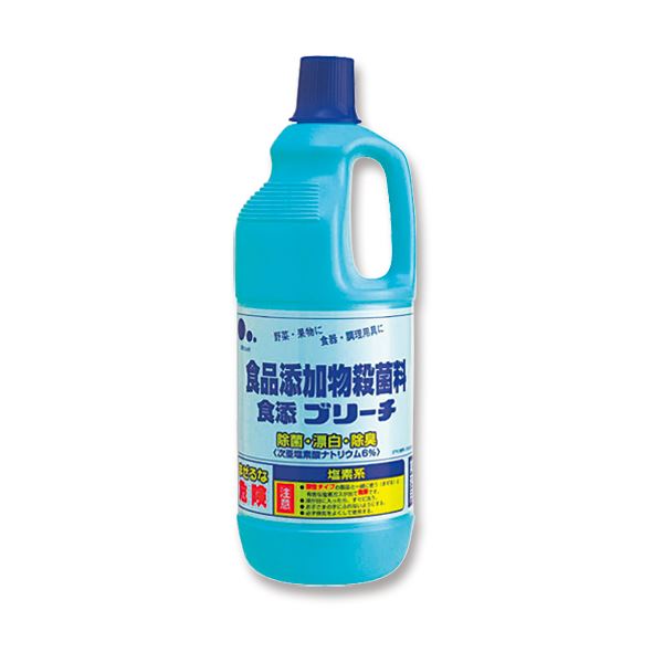 （まとめ）ミツエイ 食添ブリーチ 本体 1500ml 1本 【×30セット】 (代引不可)