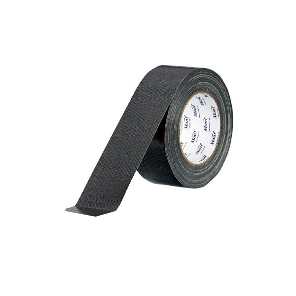 (まとめ）古藤工業 工事用布粘着テープNo.8002 黒 50mm×25m【×5セット】 (代引不可)