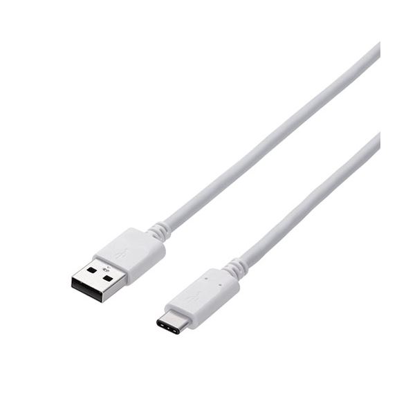 【5個セット】エレコム スマートフォン用USBケーブル/USB(A-C)/認証品/3.0m/ホワイト MPA-AC30NWHX5 (代引不可)