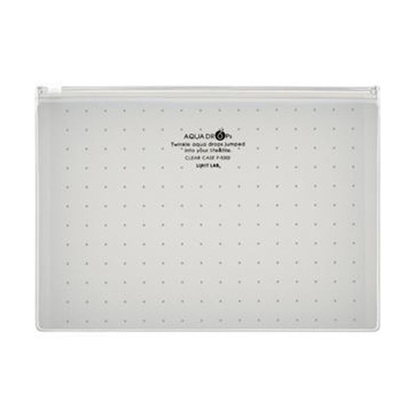 （まとめ）リヒトラブ AQUA DROPsクリヤーケース A5ヨコ 乳白 F-5302-1 1枚【×50セット】 (代引不可)