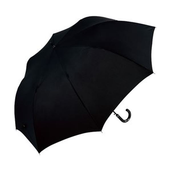 (まとめ)スギハラ ジャンプ傘 80cm ブラックML8010BK 1本【×10セット】 (代引不可)|リコメン堂