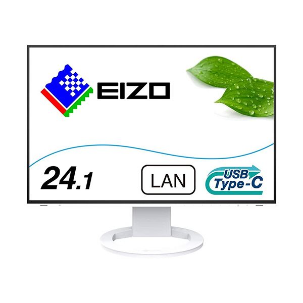 EIZO FlexScan 24.1型カラー液晶モニター ホワイト EV2495-WT 1台 (代引不可)｜リコメン堂
