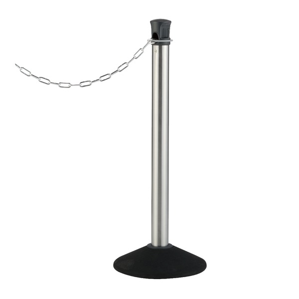 チェーンスタンド/施設備品 【アルミチェーン】 チェーン内蔵式 長さ：約2.3m 〔業務用 イベント 発表会 展示会〕 (代引不可)｜リコメン堂