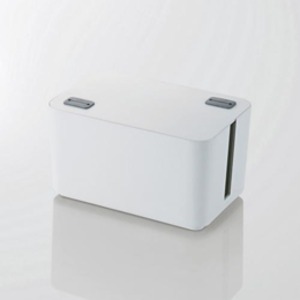 5個セット エレコム ケーブルボックス(4個口) ホワイト EKC-BOX002WHX5 (代引不可)