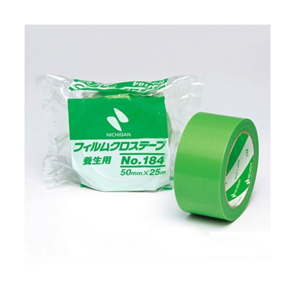 (まとめ) ニチバン フィルムクロステープ No.184 養生用 50mm×25m 184-50 1巻 【×30セット】 (代引不可)