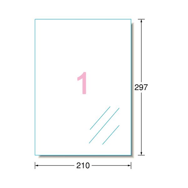 まとめ エーワン 1冊 10シート 28791 A4 インクジェット ノーカット ラベルシール 光沢フィルム 透明 奉呈 ラベルシール