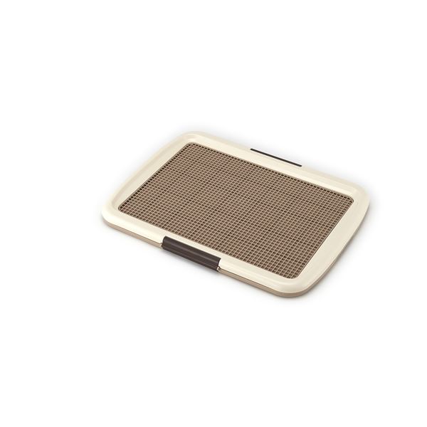 (まとめ)しつけるトレーメッシュプラスM アイボリー (ペット用品) (×2セット) (代引不可)
