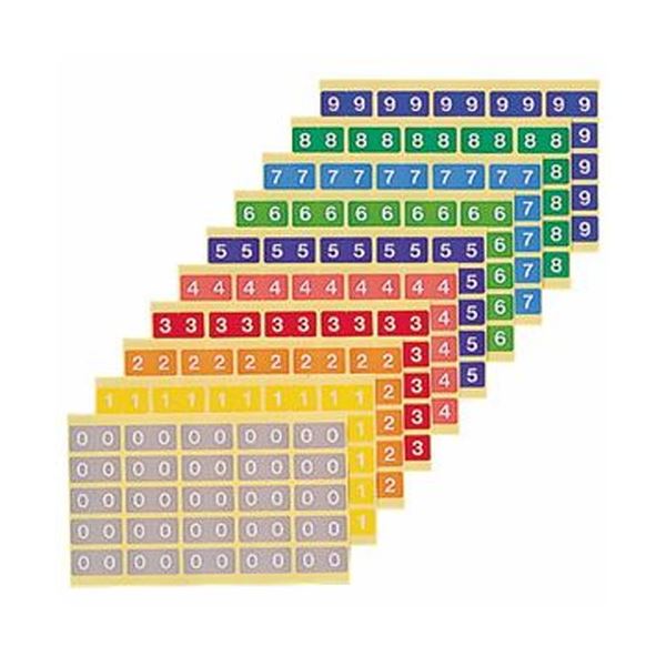（まとめ）ライオン事務器 カラーナンバーラベルL 数字 0 KL-2-0 1パック（250片：25片×10シート）【×10セット】 (代引不可)