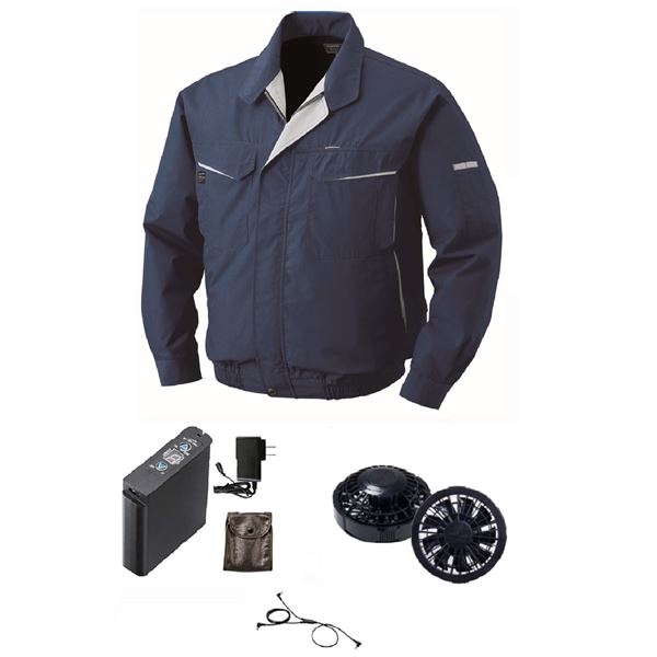 楽天市場】裏地式綿厚手 ワーク 空調服/作業着 【ファンカラー