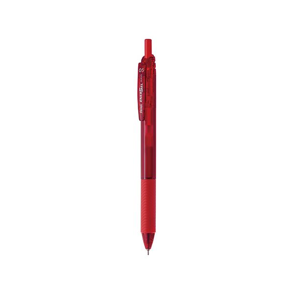 （まとめ） ぺんてる エナージェルエス 0.5mm 赤 【×50セット】 (代引不可)