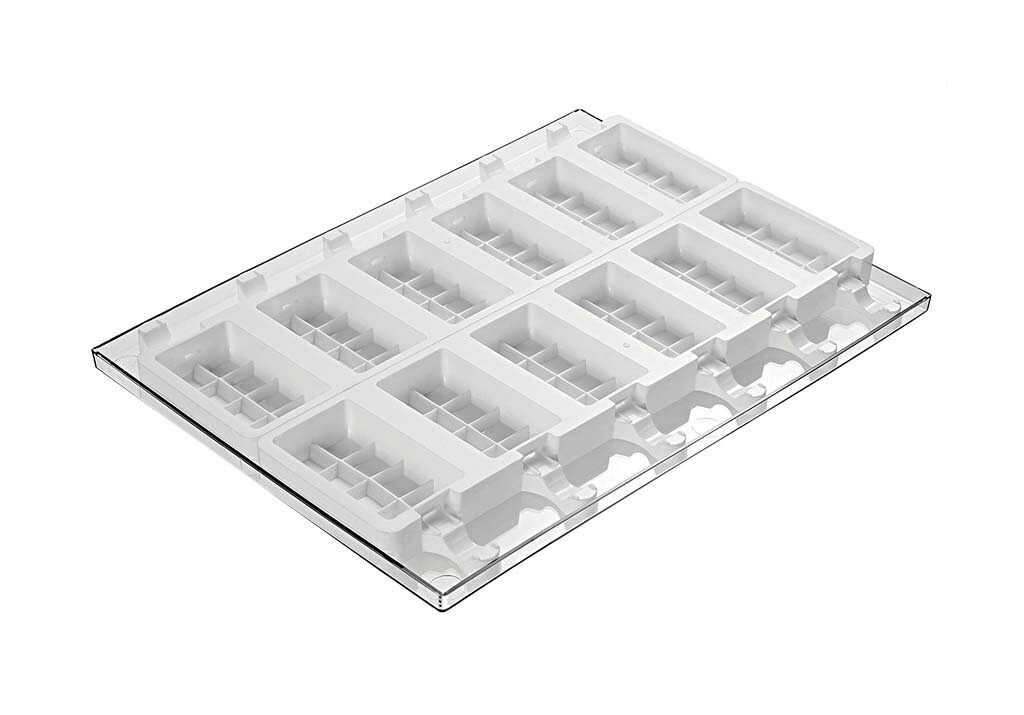 シリコマート ステッコフレックス チョコスティック (6ヶ取&times;2枚入) GEL02(代引不可)【送料無料】｜リコメン堂