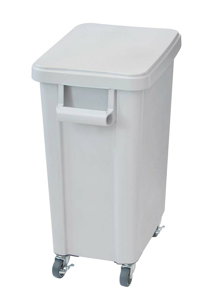 リス 厨房用キャスターペール (排水栓付) 70L グレー (GY)(代引不可)【送料無料】 9,463円