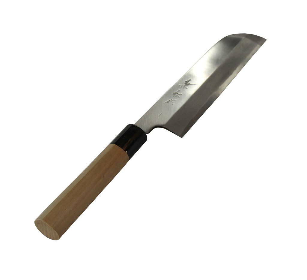 兼松作 日本鋼 鎌型薄刃包丁 19.5cm(代引不可)【送料無料】|リコメン堂