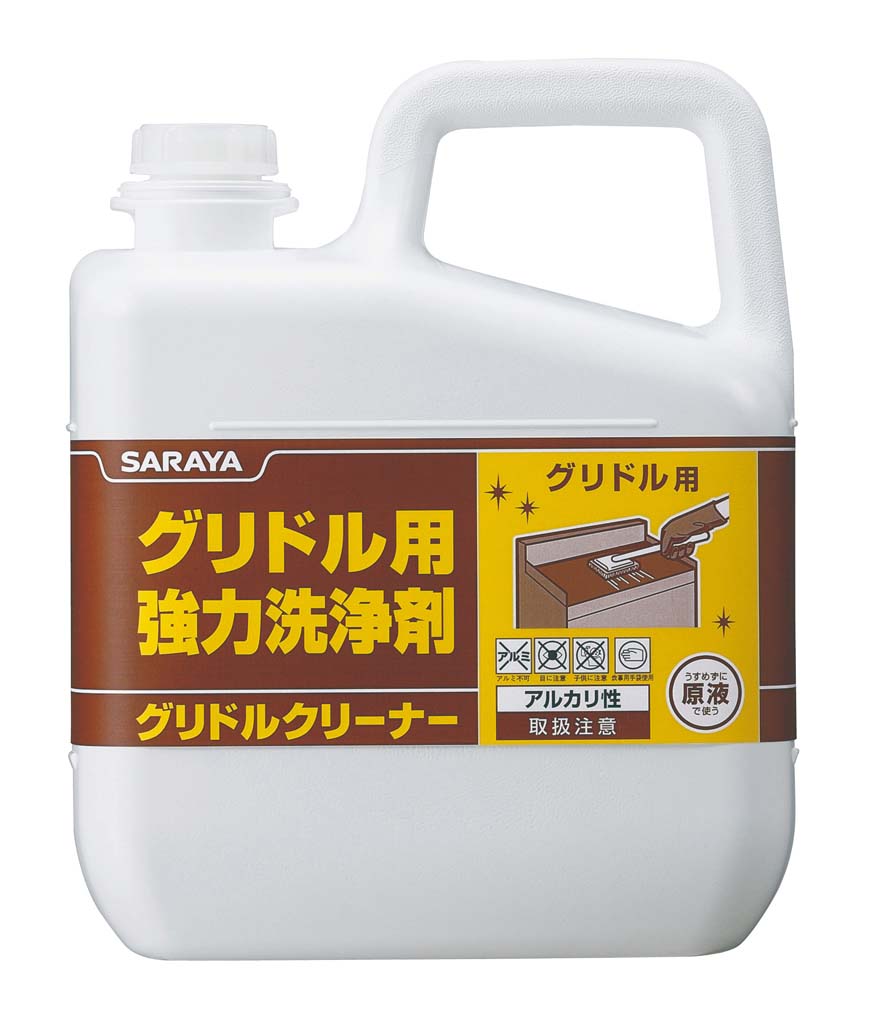 サラヤ グリドル用強力洗浄剤 グリドルクリーナー 6 51393(代引不可)【送料無料】