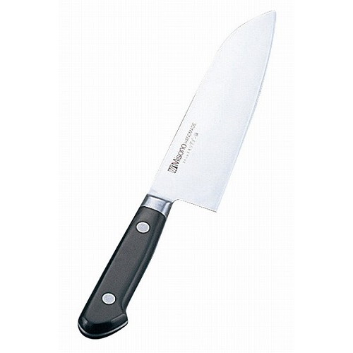 ミソノ モリブデン鋼 ツバ付 三徳庖丁 No.580 14cm(代引不可)【送料無料】