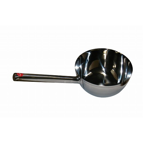 18-8 長柄付ひしゃく楕円グリップ 21cm(2.82L)柄長25cm(代引不可)【送料無料】