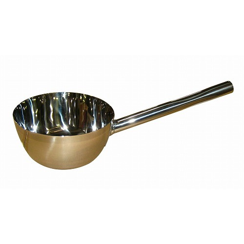 18-8 長柄付ひしゃく三角グリップ 18cm(1.96L)柄長25cm(代引不可)【送料無料】