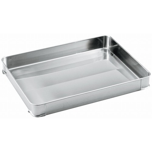 クローバー 18-8 餃子バット身 L型 520×380×H50(代引不可)【送料無料】