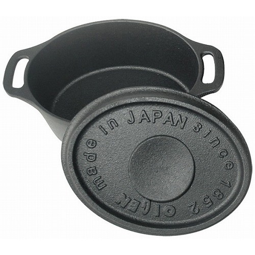 【4つセット】及源鋳造 盛栄堂 ココット キャセロール オーバル F-418 楽天市場】盛栄堂 ココット(キャセロール)オーバル F-418 鉄製(代引
