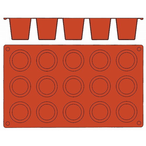 楽天市場】フッ素加工 ダリオール型 ゴーベル ＃229810 お菓子 空焼き