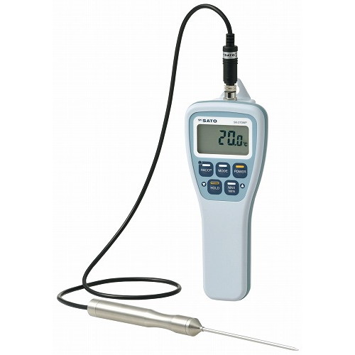 SATO 防水型デジタル温度計 SK-270WP(標準センサー付)(代引不可)【送料無料】|リコメン堂