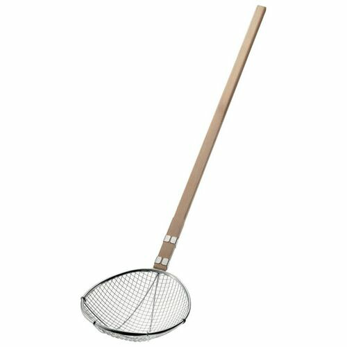 スリースノー TS 木柄給食用すくい網 スイノー型 特大 極荒目(2.5メッシュ) ASI6701【送料無料】|リコメン堂